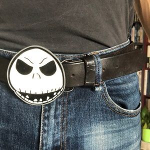3/22$ ⚡️ Jack Skellington belt buckle
